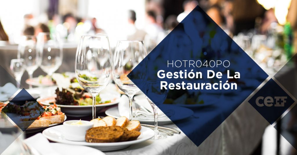 HOTR040PO GESTIÓN DE LA RESTAURACIÓN
